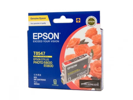 Epson T0547 C13T054790 Red Genuine Ink Cartridge 440 Prints