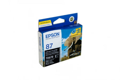 Epson T0878 C13T087890 Matte Black Genuine Ink Cartridge 520 Prints