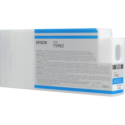 Genuine Epson 350ml UltraChrome T5962 Cyan Ink Cartridge C13T596200 PRO 7700 9900