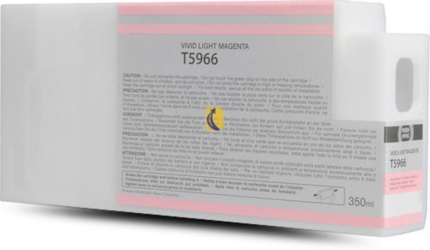 Epson 350ml UltraChrome T5966 Vivid Light Magenta Generic Ink Cartridge C13T596600