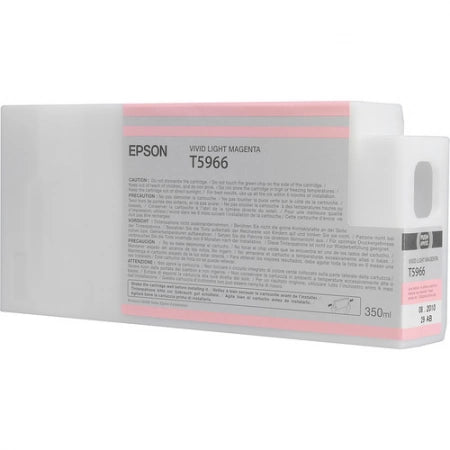 Genuine Epson 350ml UltraChrome T5966 Vivid Light Magenta Ink Cartridge C13T596600 PRO 7700 9900