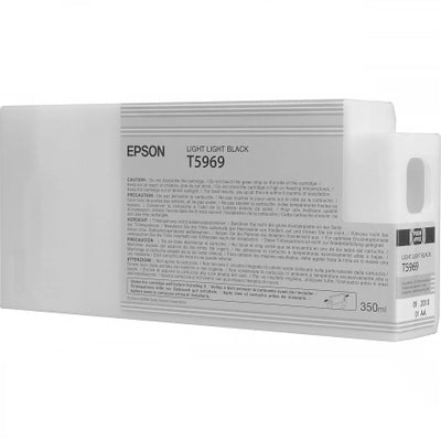 Genuine Epson 350ml UltraChrome T5969 Light Light Black Ink Cartridge C13T596900 PRO 7700 9900