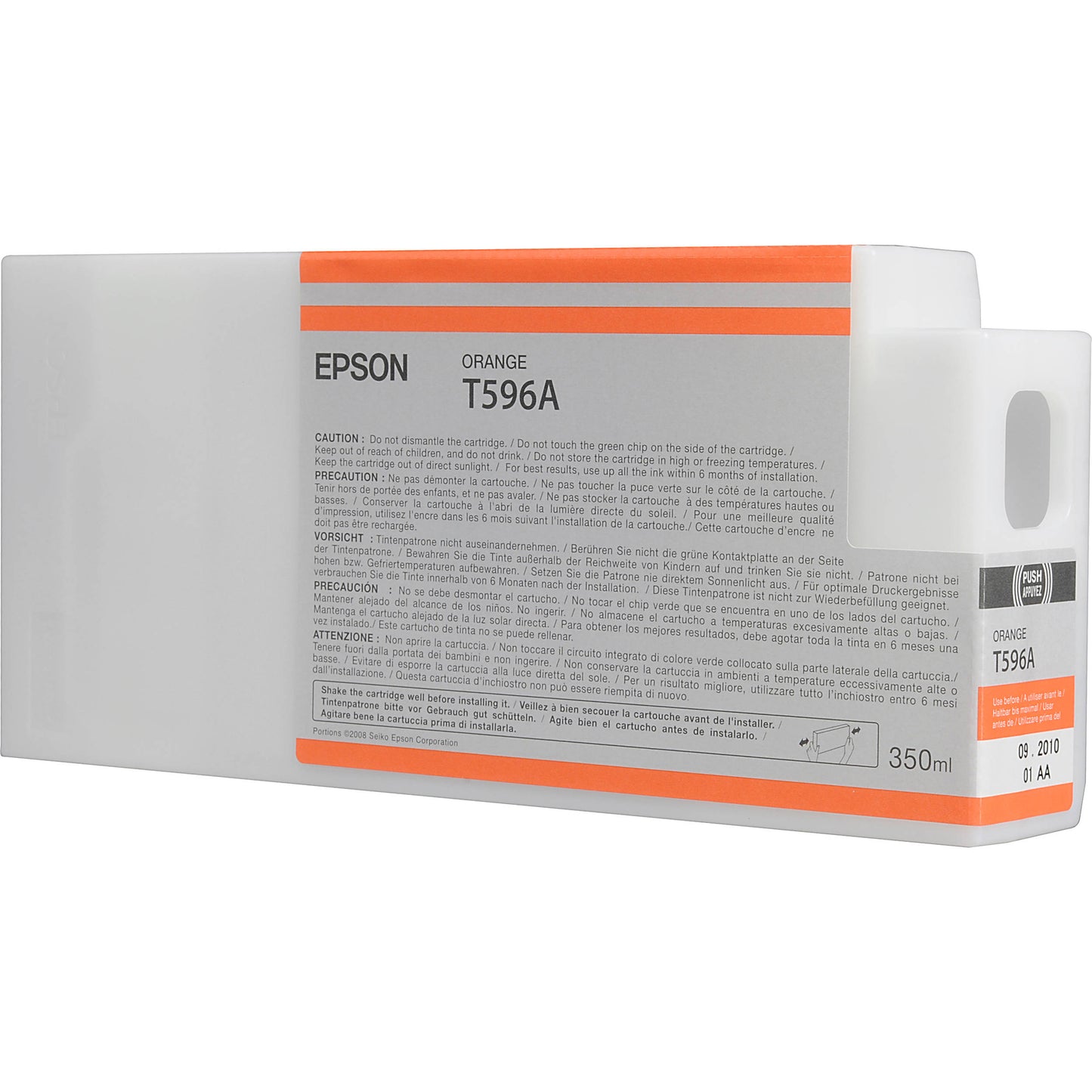 Genuine Epson 350ml UltraChrome T596A00 Orange Ink Cartridge C13T596A00 PRO 7700 9900