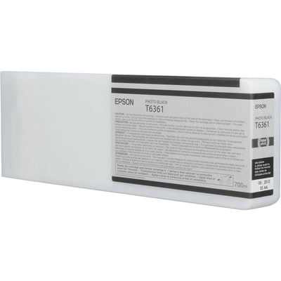 Genuine Epson 700ml UltraChrome T6361 Photo Black Ink PRO 7700 9900