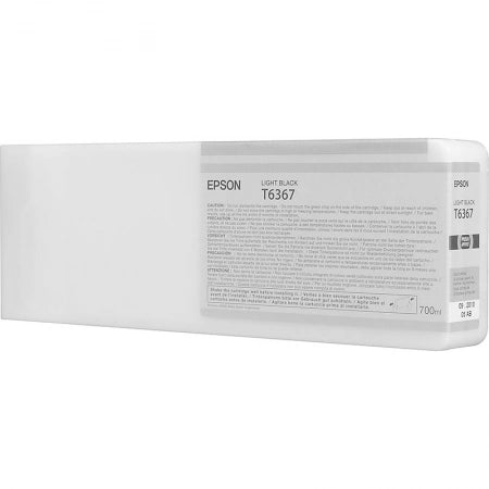 Genuine Epson 700ml UltraChrome T6367 Light Black Ink PRO 7700 9900
