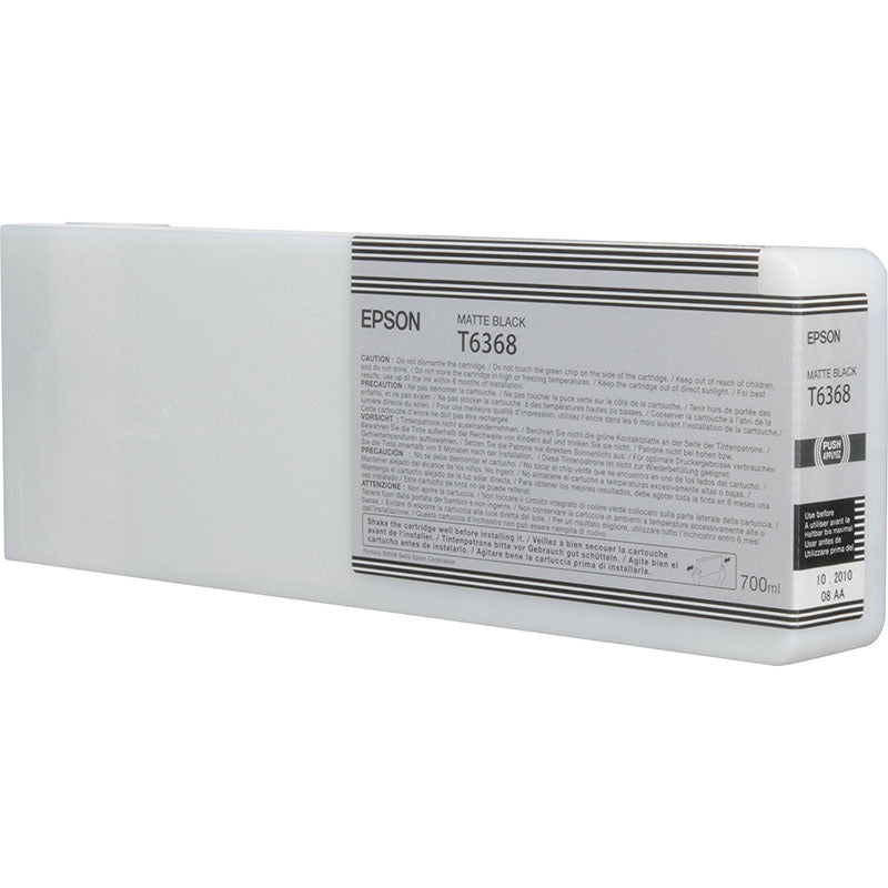 Genuine Epson 700ml UltraChrome T6368 Matte Black Ink PRO 7700 9900
