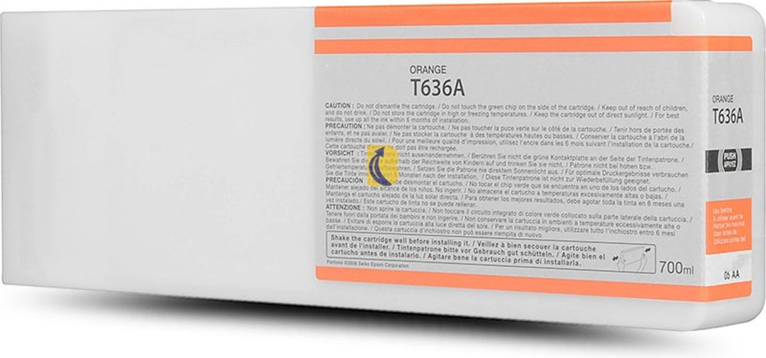Epson 700ml UltraChrome T636A Orange Generic Ink Cartridge