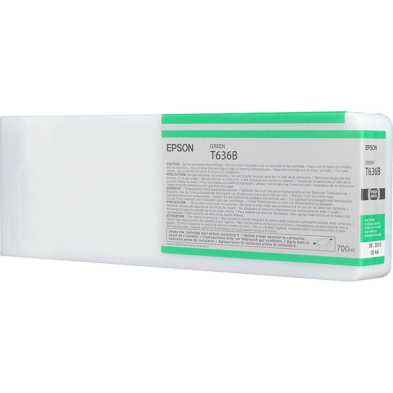 Genuine Epson 700ml UltraChrome T636B Green Ink PRO 7700 9900