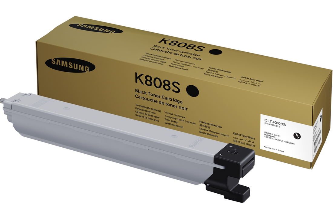 Genuine Samsung CLT-K808 Black Toner SS601A 23,000 Page