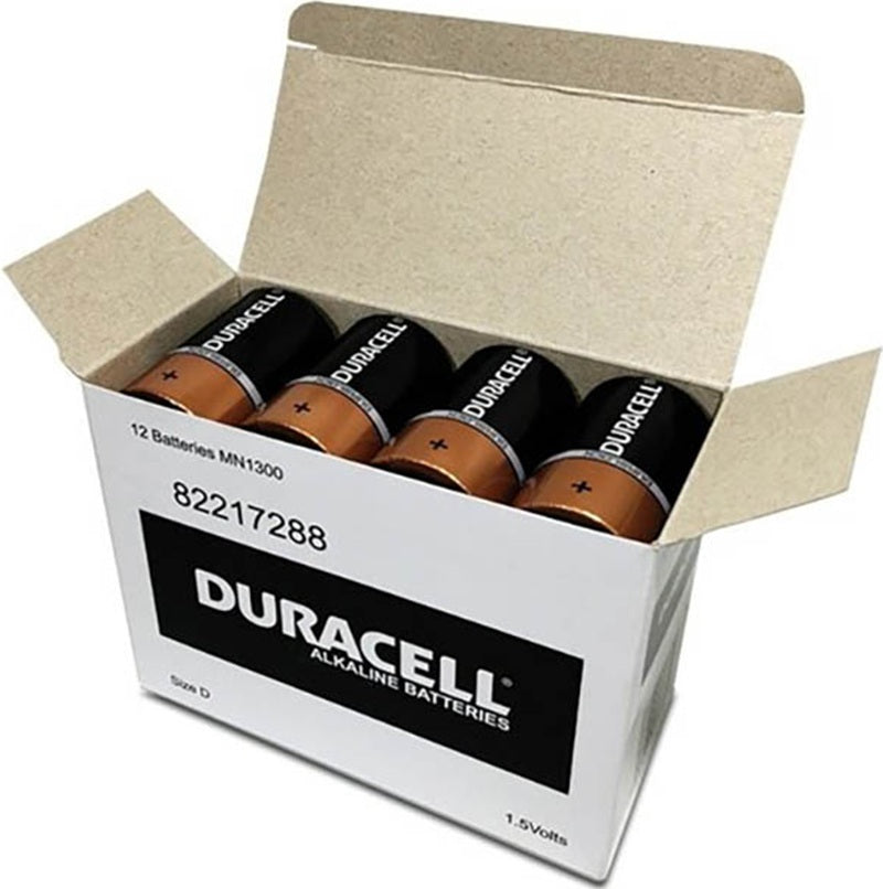 Duracell Alkaline D Battery - Bulk Box of 12