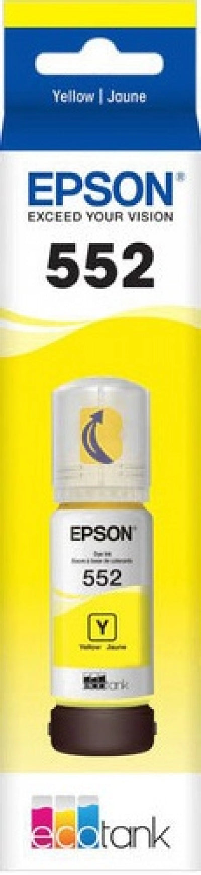 Genuine Epson T552 Yellow EcoTank Ink Bottle 6,200 Prints