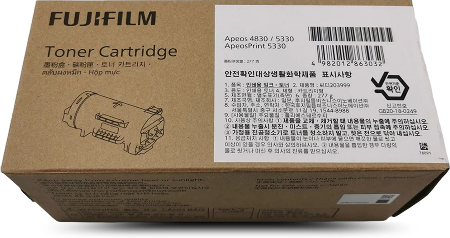 Genuine Fujifilm CT203998 Black High Capacity Toner Cartridge 24,000 Print