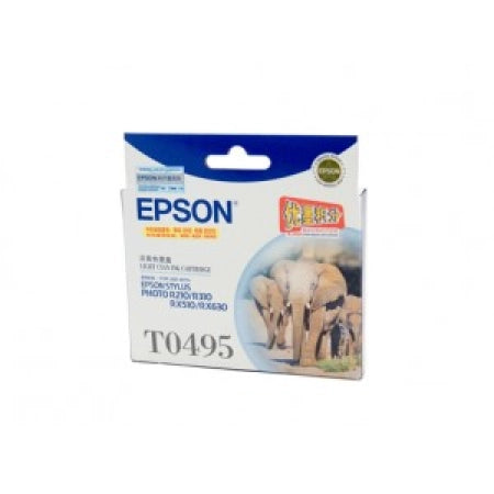 Genuine Epson T0495 C13T049590 Light Cyan Ink Cartridge 430 Prints