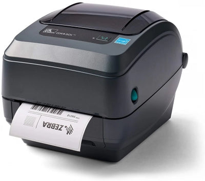 Second-Hand Zebra GX430T Direct Thermal/Thermal Transfer Desktop Label Printer, 300DPI, Serial, Parallel, USB