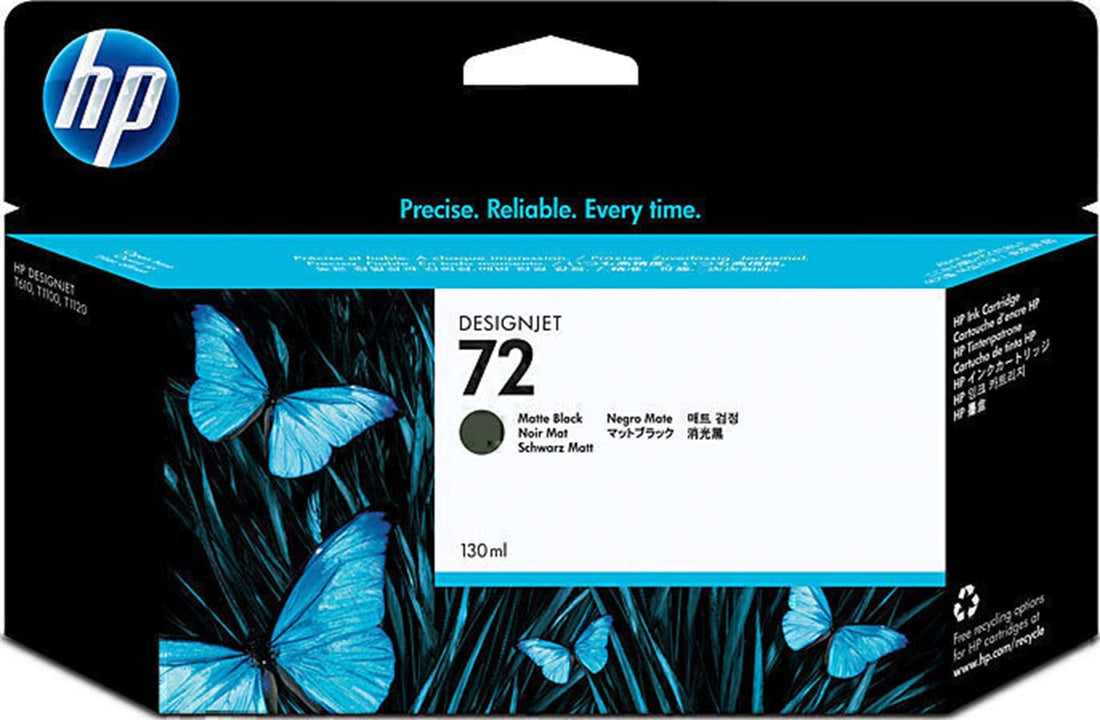 HP 72B 130ml Matte Black Ink Cartridge 3WX06A 130m