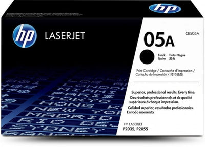 Genuine HP 05A CE505A Black Toner Cartridge 2300 yield