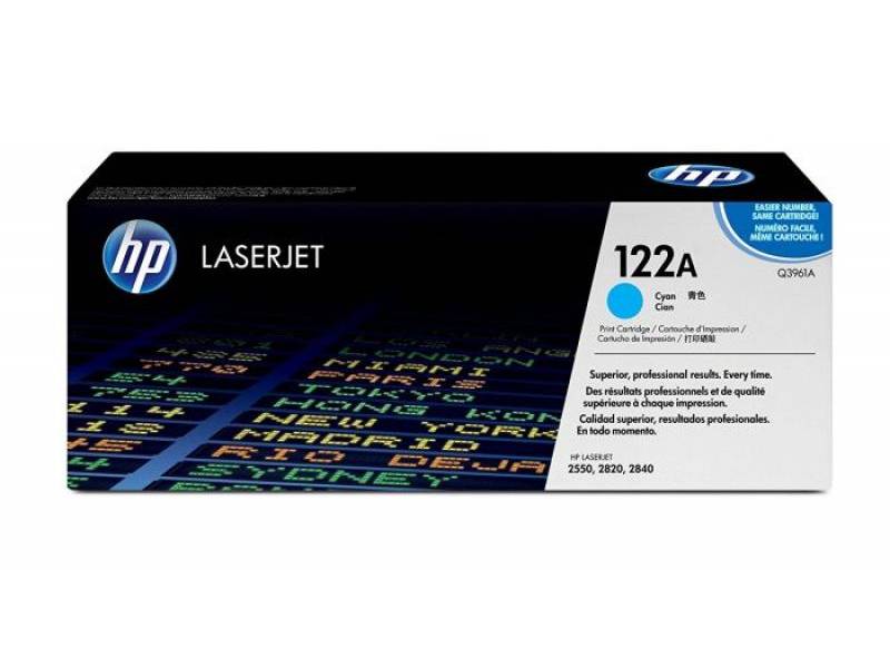 Genuine HP 122A Q3961A Cyan Toner Cartridge 4,000 Print