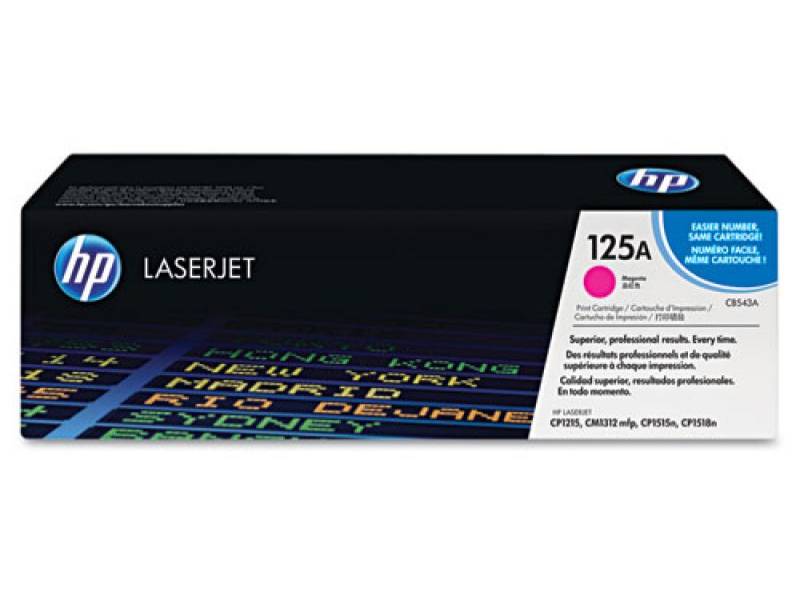 Genuine HP 125A CB543A Magenta Toner Cartridge 1,400 Print