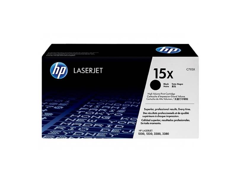 Genuine HP 15A C7115A Black Toner Cartridge 2,500 Print