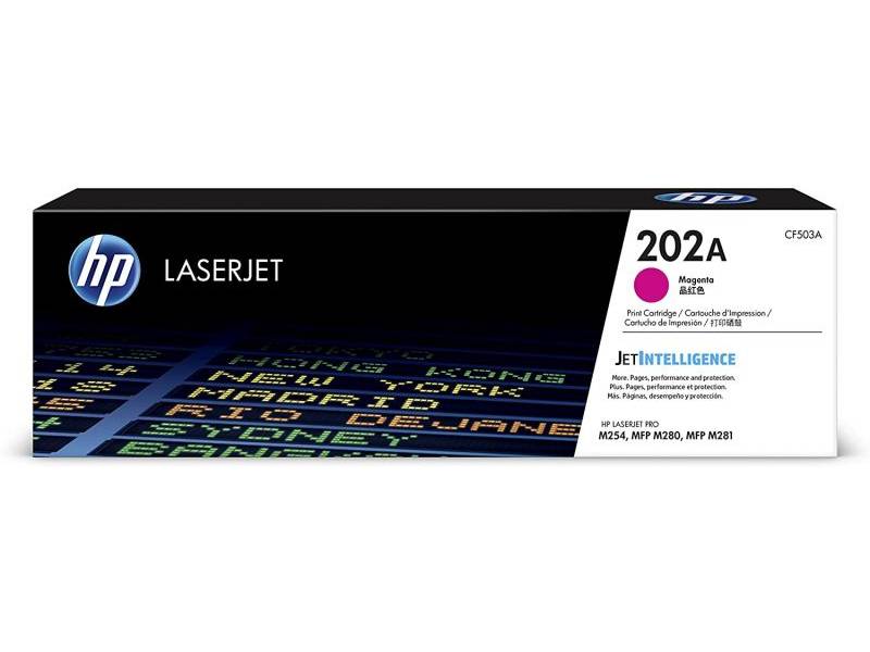 Genuine HP 202A CF503A Magenta Toner Cartridge 1,300 Print