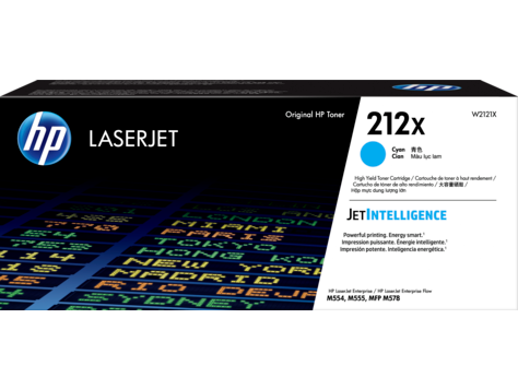 Genuine HP 212X W2121X Cyan LaserJet Toner Cartridge 10k page
