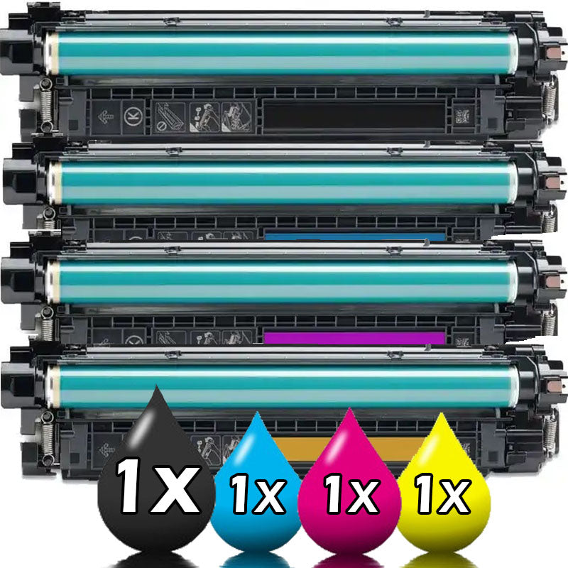 Compatible Pack of 4 HP 212X W2120X-W2123X Toner Cartridge Value Pack