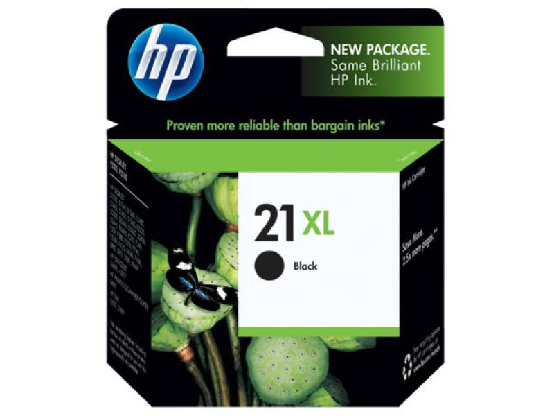 HP Genuine 21XL Black Ink Cartridge 475 Yield