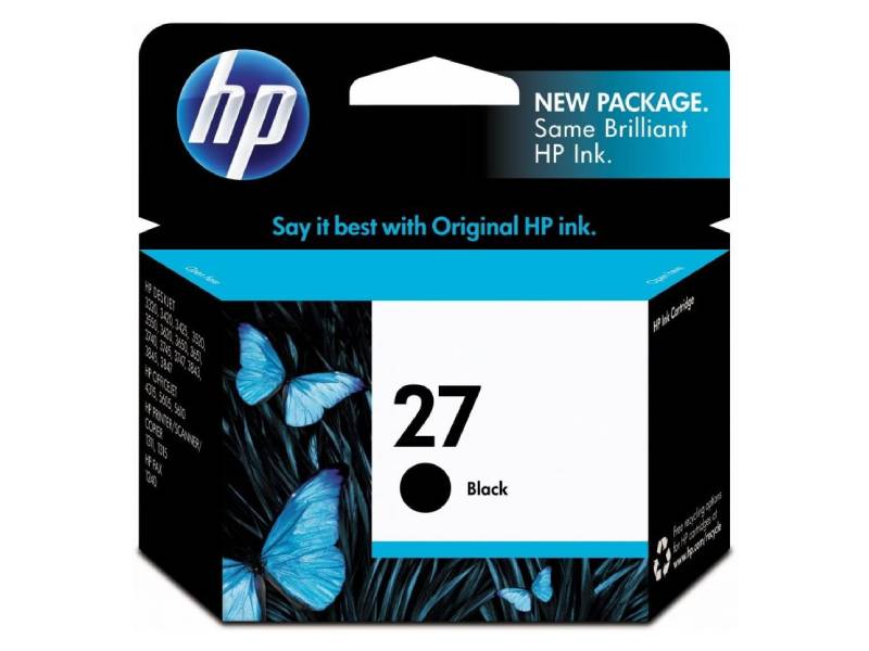 HP 27 C8727AA Black Genuine Ink Cartridge 220 Print