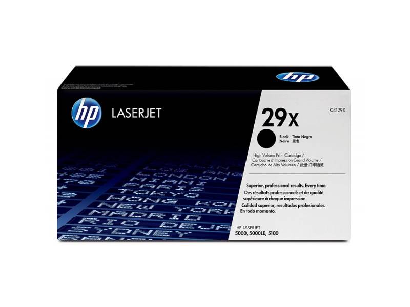 HP 29X C4129X Black Genuine Toner Cartridge 10,000 Print