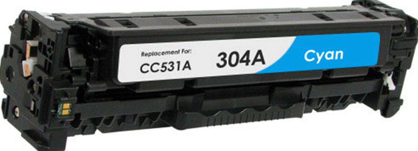 HP 304A CC531A Cyan Compatible Toner Cartridge 2,800 Print