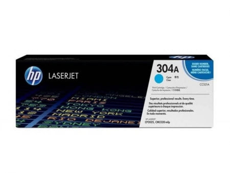 Genuine HP 304A CC531A Cyan Toner Cartridge 2,800 Pages