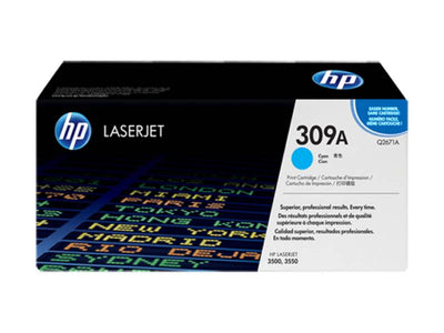 HP 309A Q2671A Cyan Genuine Toner Cartridge 4,000 Print