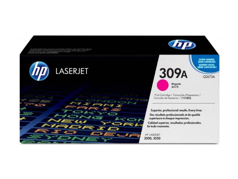 HP 309A Q2673A Magenta Genuine Toner Cartridge 4,000 Print