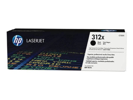 Genuine HP 312X CF380X Black Toner Cartridge 4,400 Pages