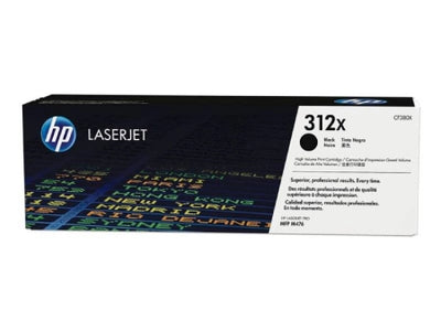 Genuine HP 312X CF380X Black Toner Cartridge 4,400 Pages