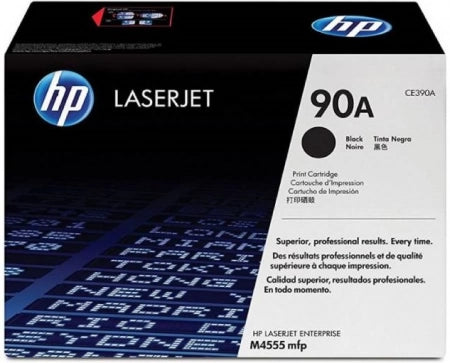 Genuine HP 90A CE390A Black Toner Cartridge 10,000 Prints