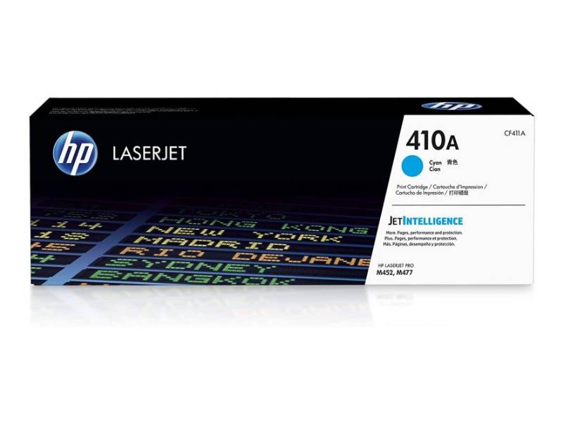 Genuine HP 410A CF411A Cyan Toner Cartridge 2,300 Print