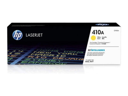 Genuine HP 410A CF412A Yellow Toner Cartridge 2,300 Prints