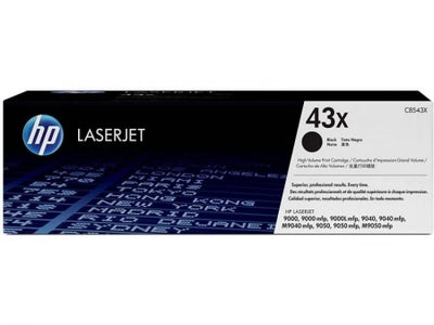 Genuine HP 43X C8543X Black Toner Cartridge 30,000 Prints