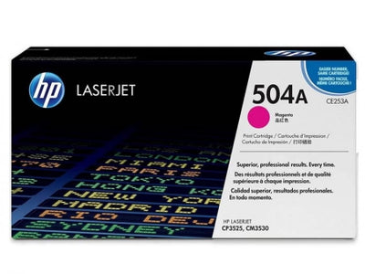 Genuine HP 504A CE253A Magenta Toner Cartridge 7,000 Pages
