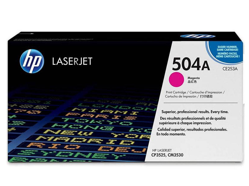 Genuine HP 504A CE253A Magenta Toner Cartridge 7,000 Page