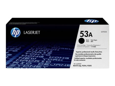 Genuine HP 53A Q7553A Black Toner Cartridge 3,000 Prints