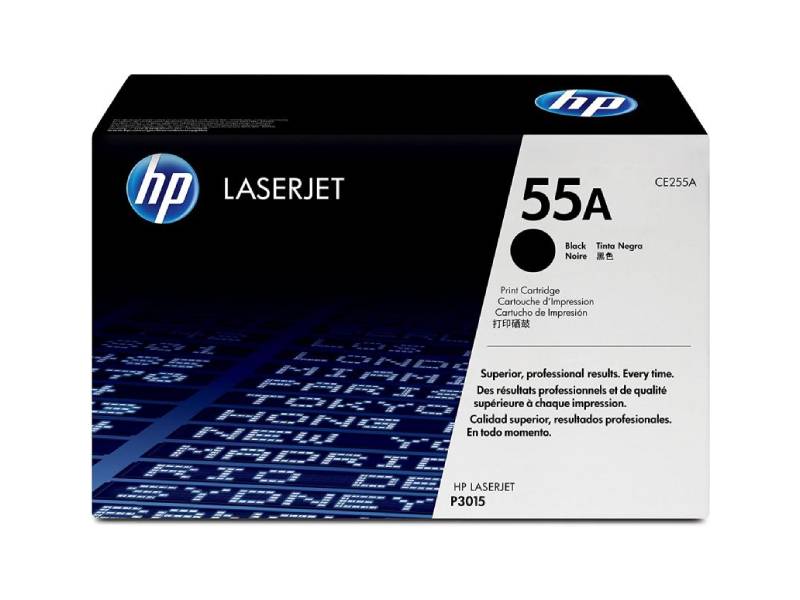Genuine HP 55A CE255A Black Toner Cartridge 6,000 Page