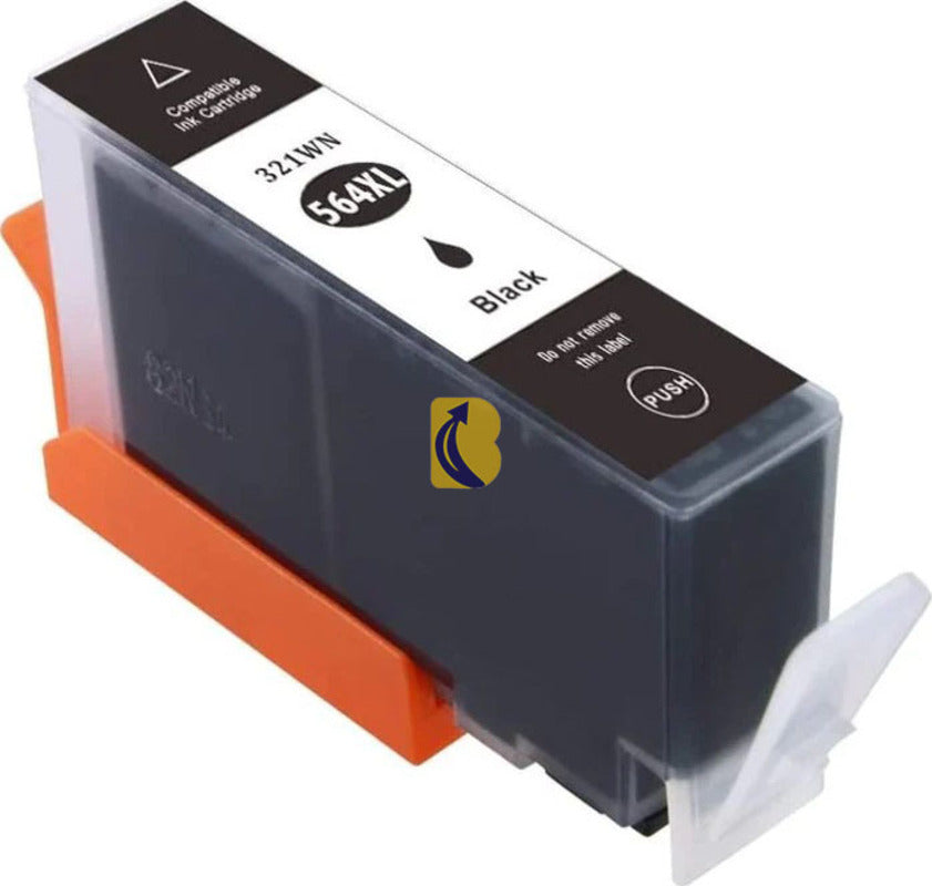 HP 564XL Black Compatible Ink Cartridge 550 Print