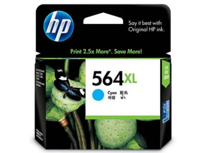 Genuine HP 564XL Cyan Ink Cartridge CB323WA 750 Pages