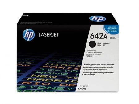 Genuine HP 642A CB400A Black Toner Cartridge 7,500 Prints