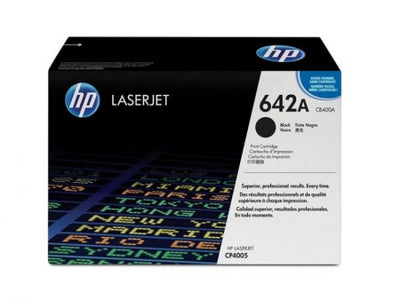 Genuine HP 642A CB400A Black Toner Cartridge 7,500 Prints