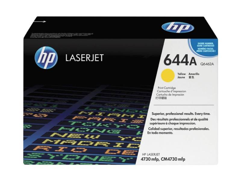 HP 644A Q6462A Yellow Genuine Toner Cartridge 12,000 Print