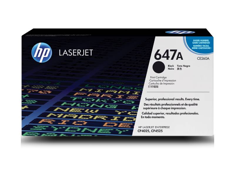 Genuine HP 647A CE260A Black Toner Cartridge 8,500 Print