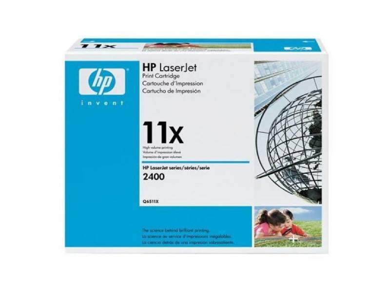 Genuine HP 11X Q6511X Black Toner Cartridge 12,000 Print